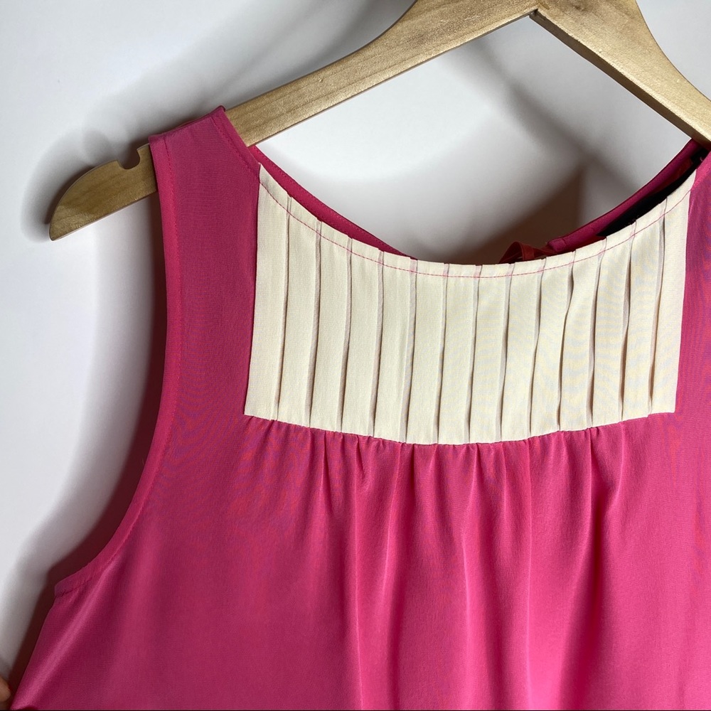 Marc by Marc Jacobs Silk Colorblock Sleeveless Blouse XS - Picture 5 of 9